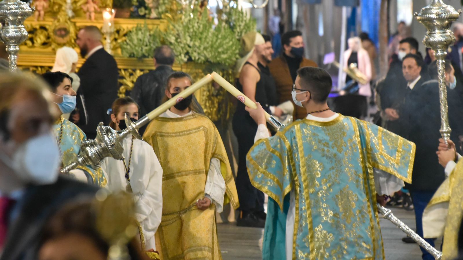 Procesión de La Inmaculada Concepción en Algeciras