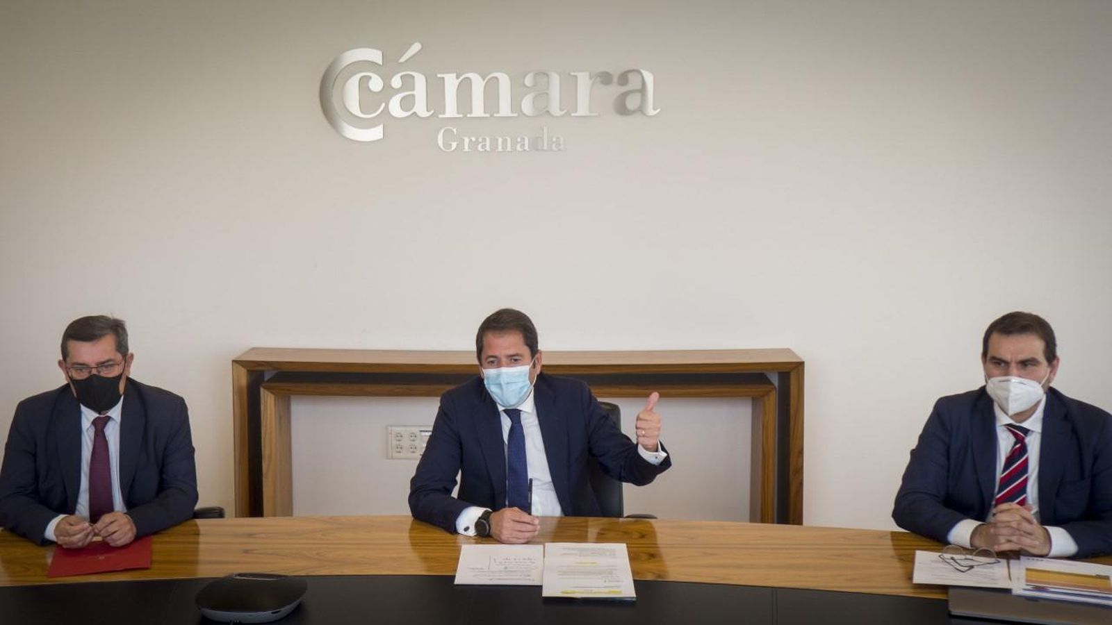 Rueda de prensa de la Cámara de Comercio para anunciar las ayudas