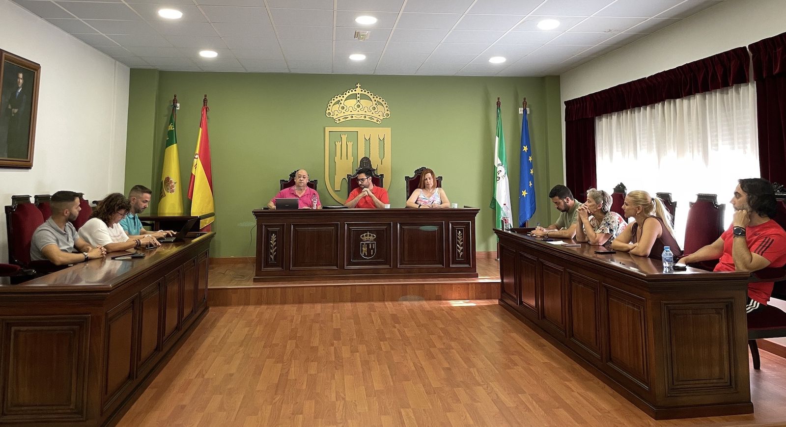 Pleno del Ayuntamiento de Tabernas.