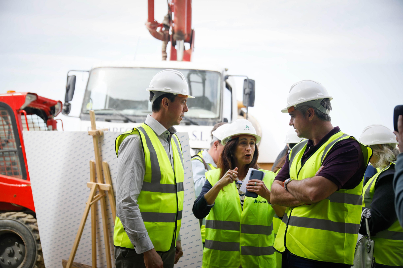 Así están las obras del túnel de Viator en la línea de alta velocidad de Adif, en imágenes