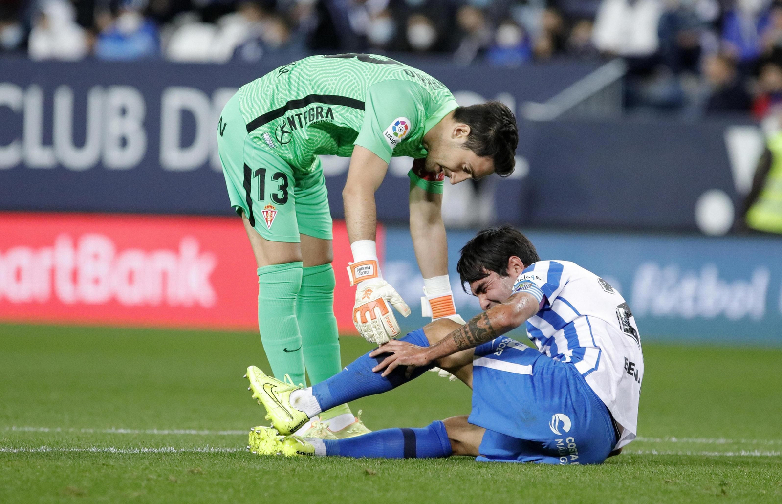 Las fotos del Málaga CF-Sporting de Gijón