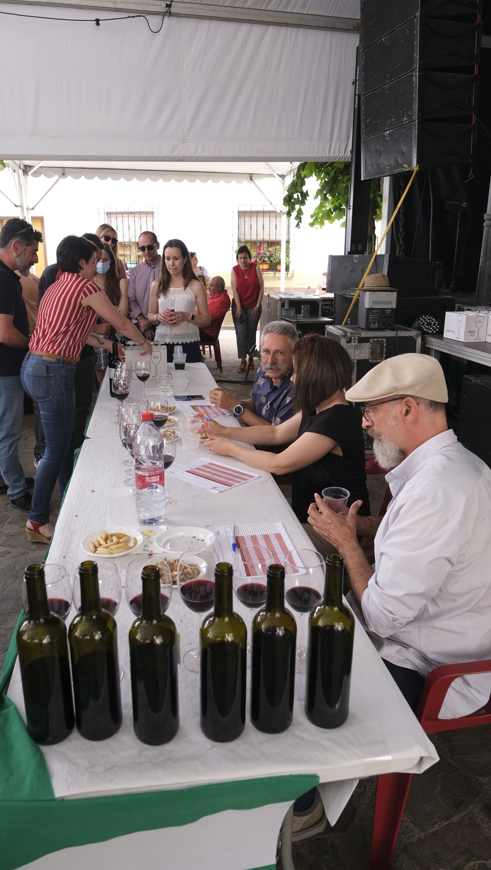 Imágenes del concurso de cata de vinos de las Fiestas de Abrucena 2022