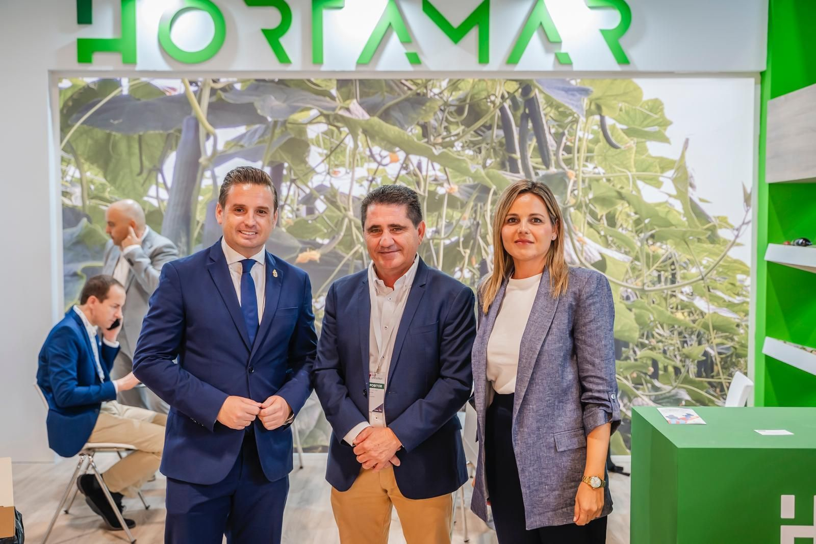 Los ediles del Ayuntamiento de Roquetas Rocío Sánchez y José Luis Llamas, presentes en Fruit Attraction.