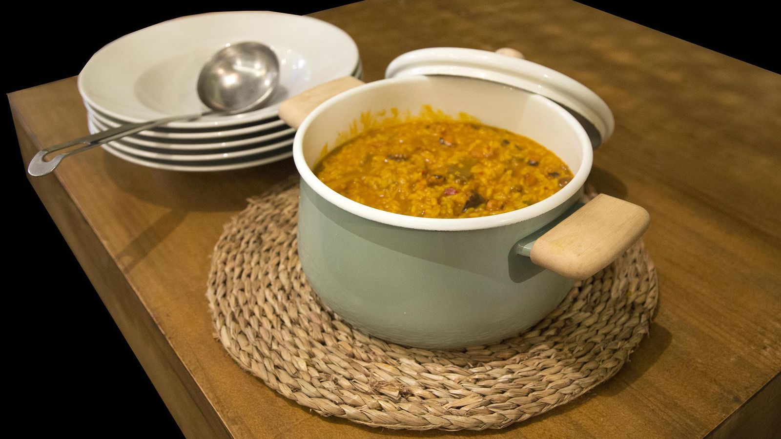 Uno de los platos del Alea.