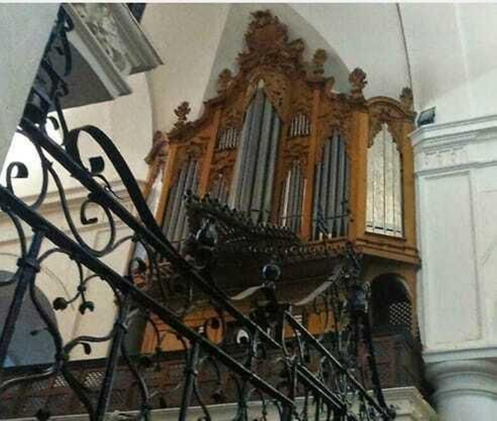 Órgano de la parroquia de San Jorge en Alcalá de los Gazules.