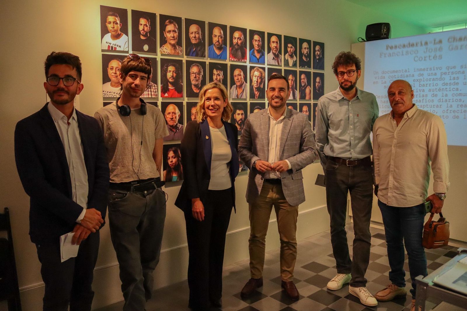 Acto de inauguración de la exposición ‘Memorias del cine’ en la Casa del Cine.