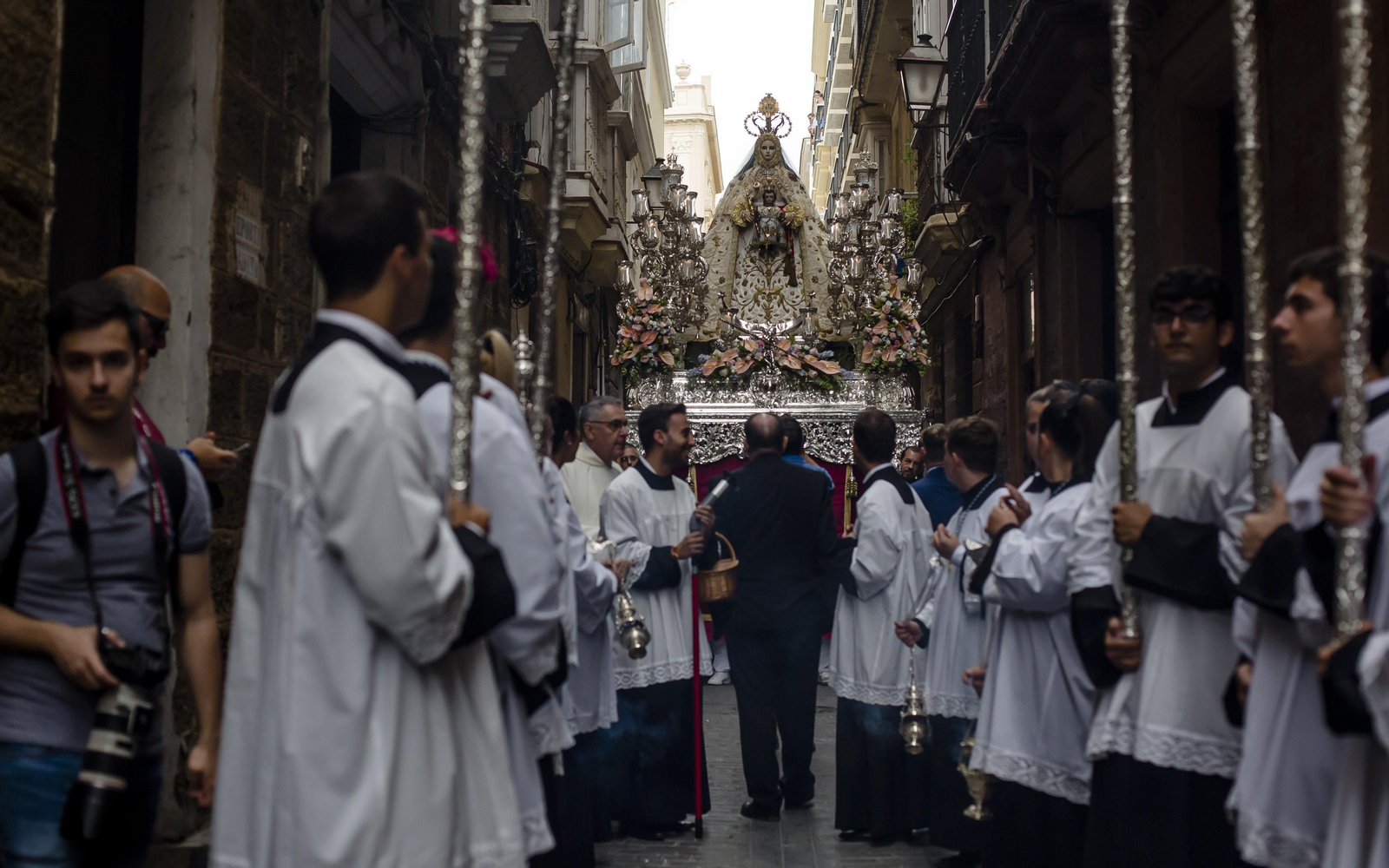 Las imágenes de la procesión del Corpus