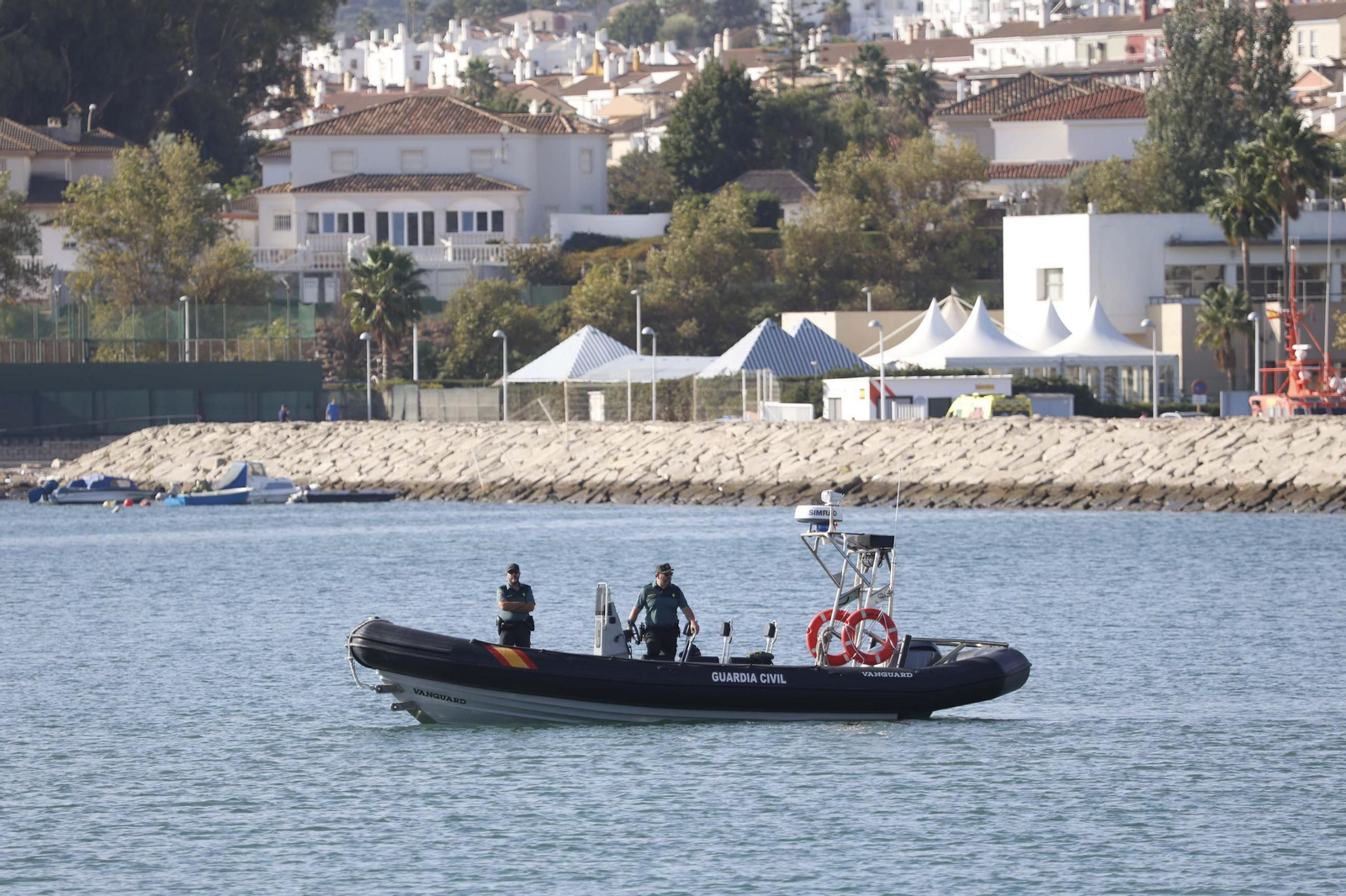 Las fotografías de la inauguración del nuevo muelle de la Guardia Civil en Algeciras