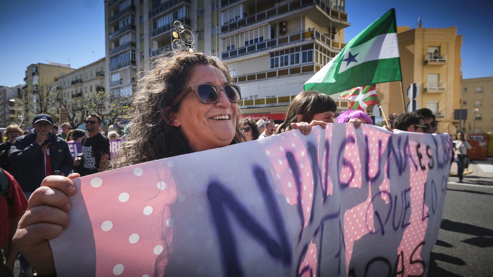 Manifestación por el Día Internacional de la Mujer.