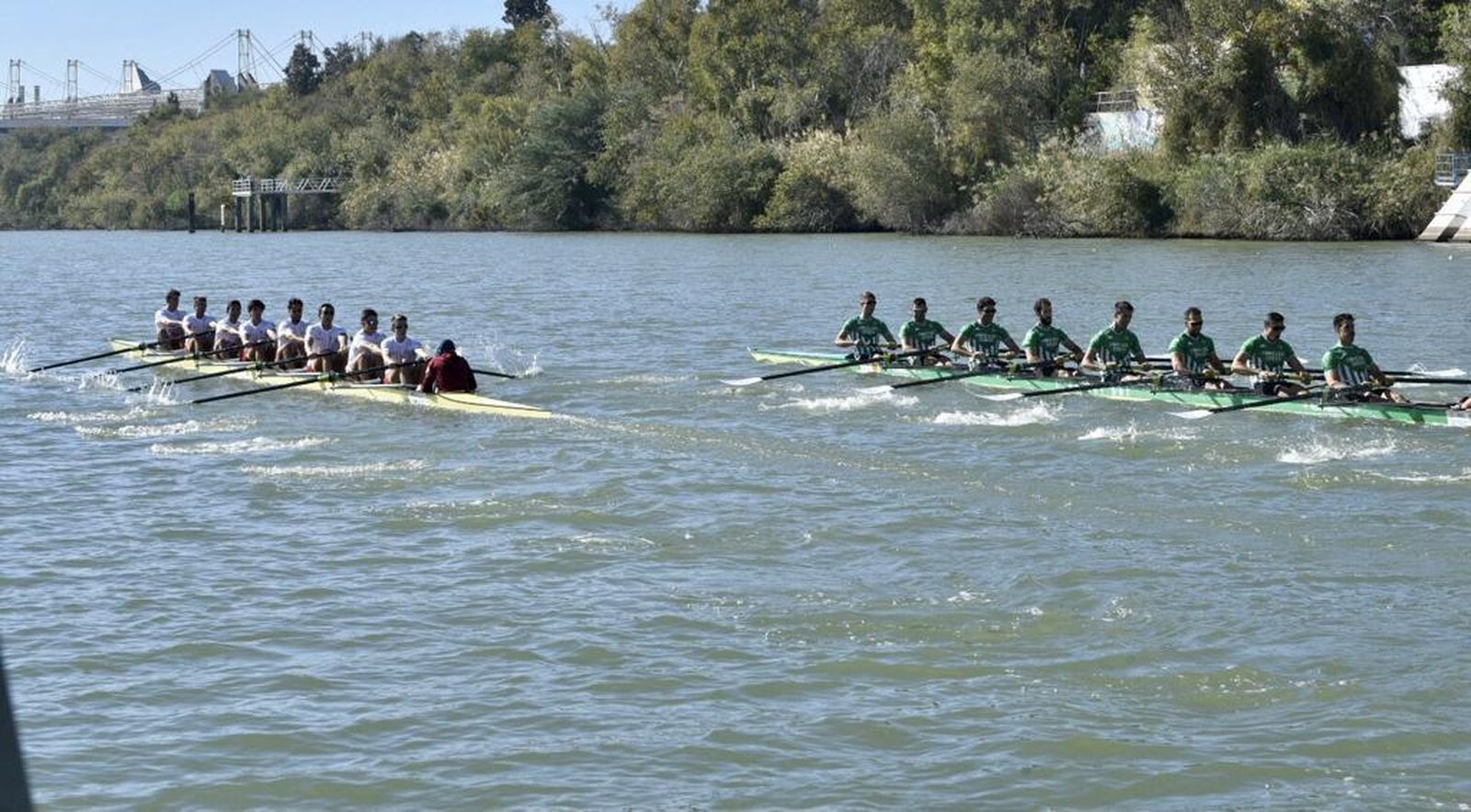 Las imágenes de la Regata Sevilla-Betis