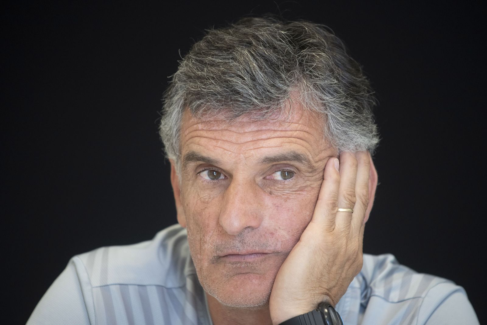 Las fotos de la entrevista a Mendilibar