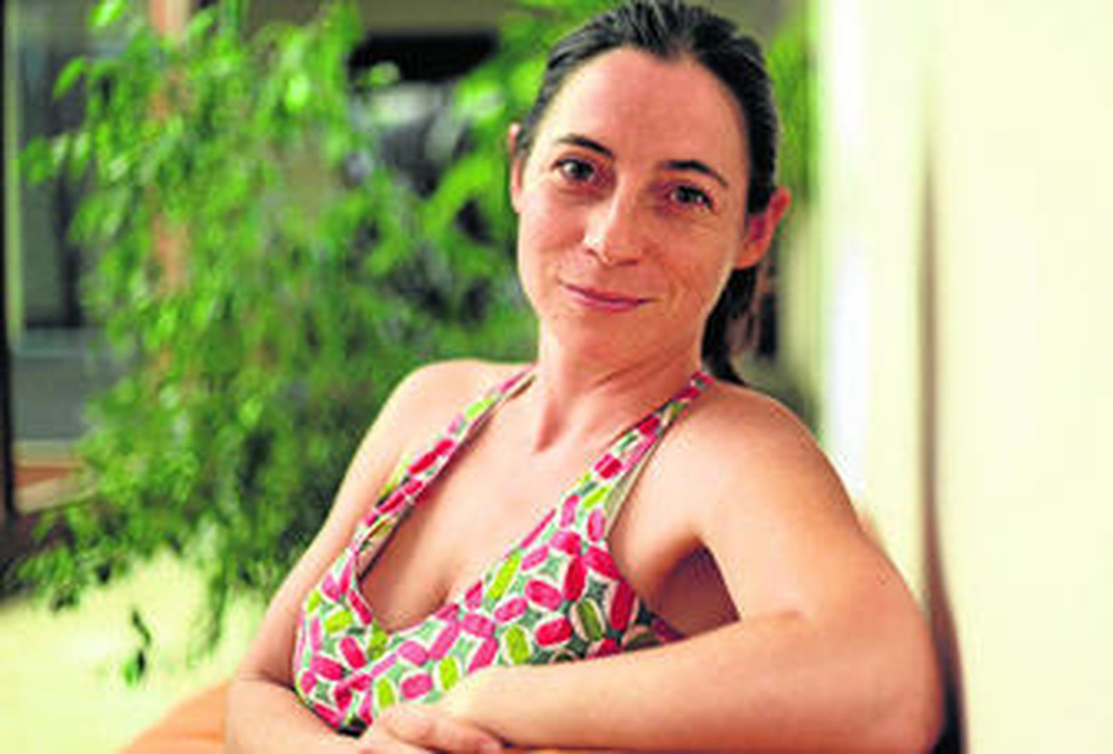 La decana, en la sede colegial, que se halla en la Plaza de San Agustín.