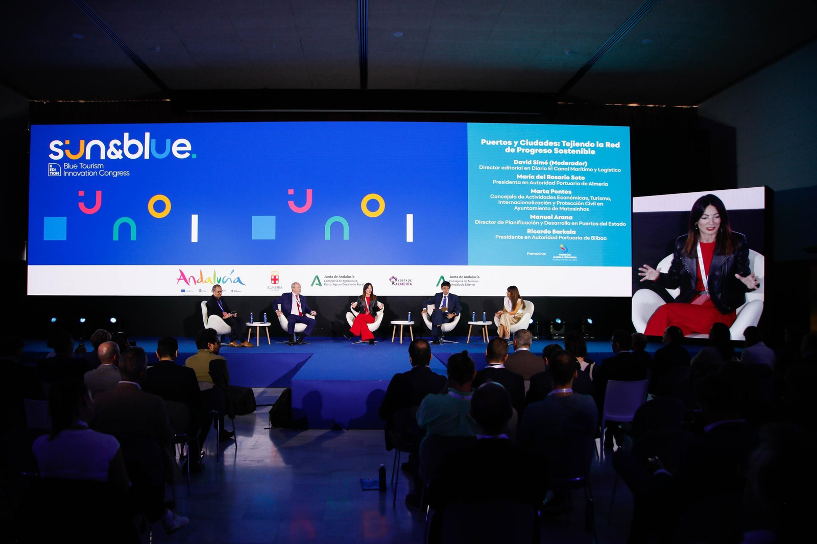 Internvención de Rosario Soto, presidenta de la APA, en el panel ‘Puertos y Ciudades: Tejiendo la Red de Progreso Sostenible’.