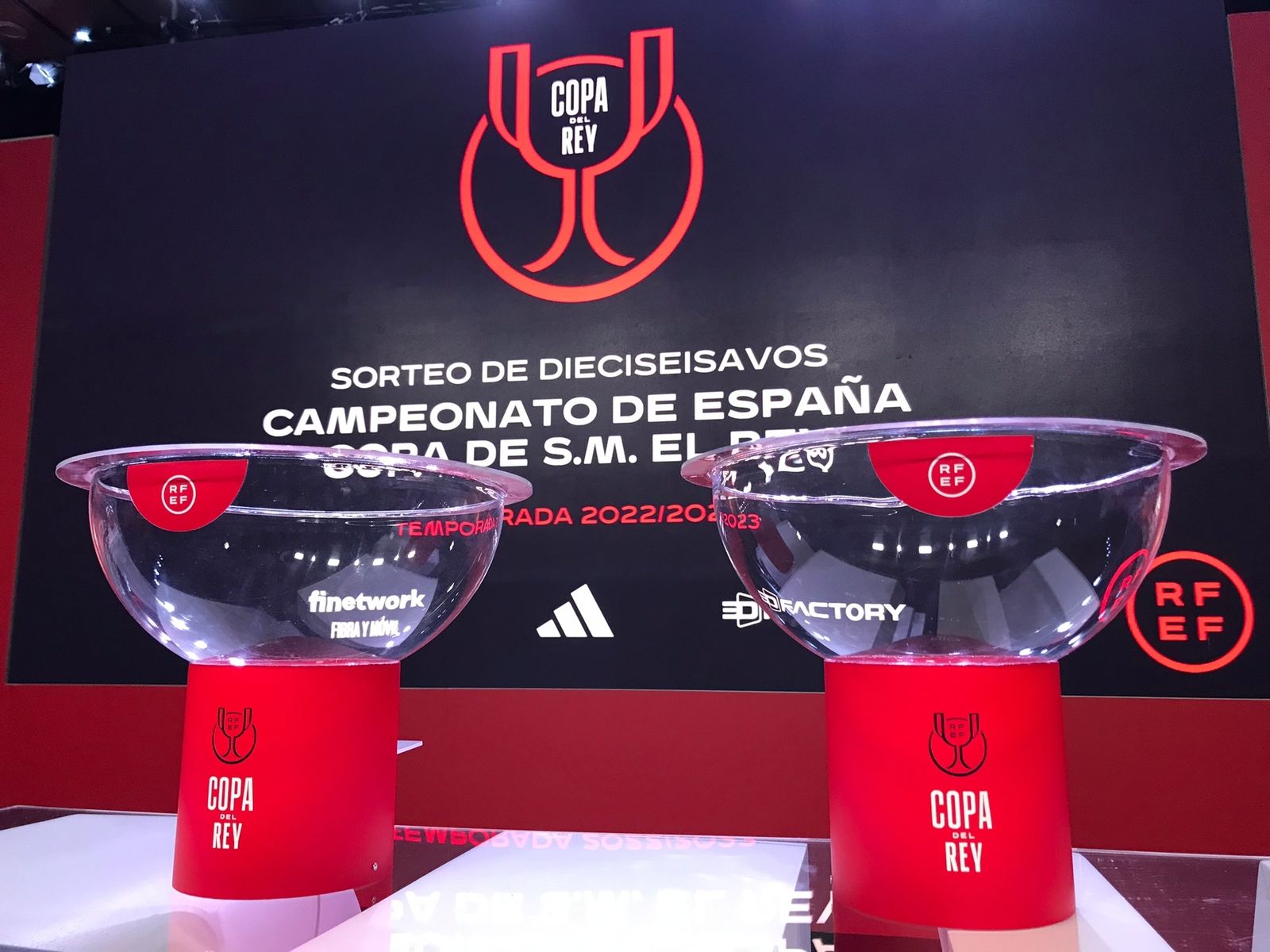 Sorteo de dicieseisavos de la Copa del Rey
