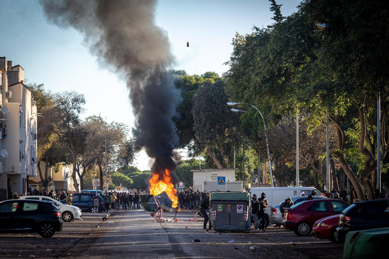Imágenes de la novena jornada de huelga del metal en Cádiz