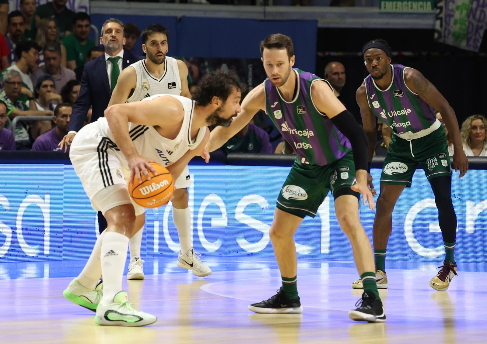 El Unicaja-Real Madrid, en fotos