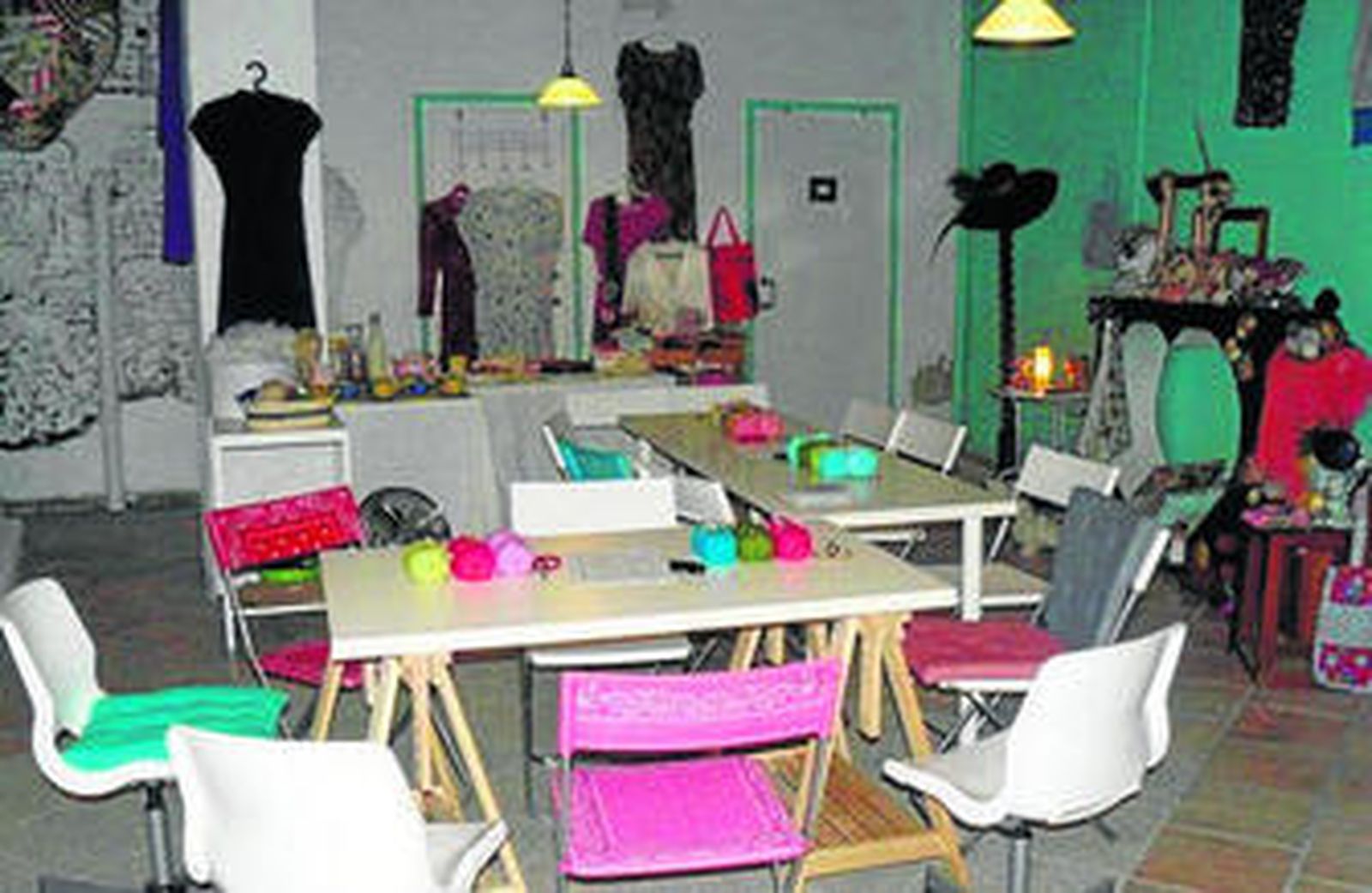 Escaparate con vistas a Málaga