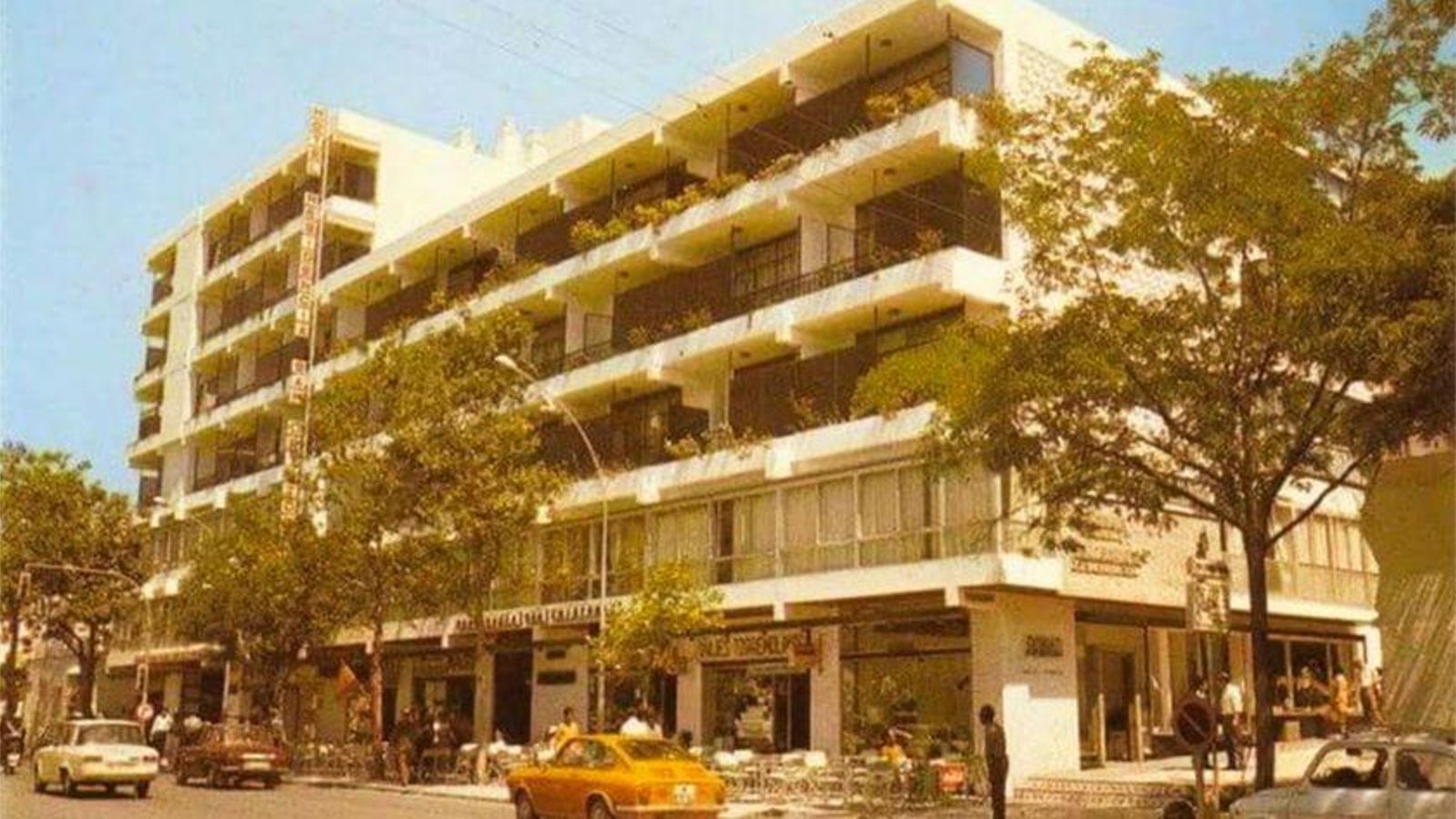 Vista genral del hotel San Cristóbal en los años setenta Vista genral del hotel San Cristóbal en los años setenta
