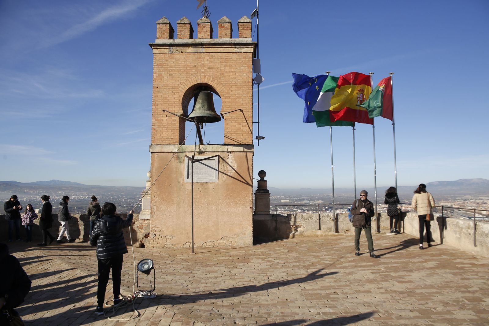 La Alhambra abre mañana gratis la Alcazaba para tocar la campana de la Vela
