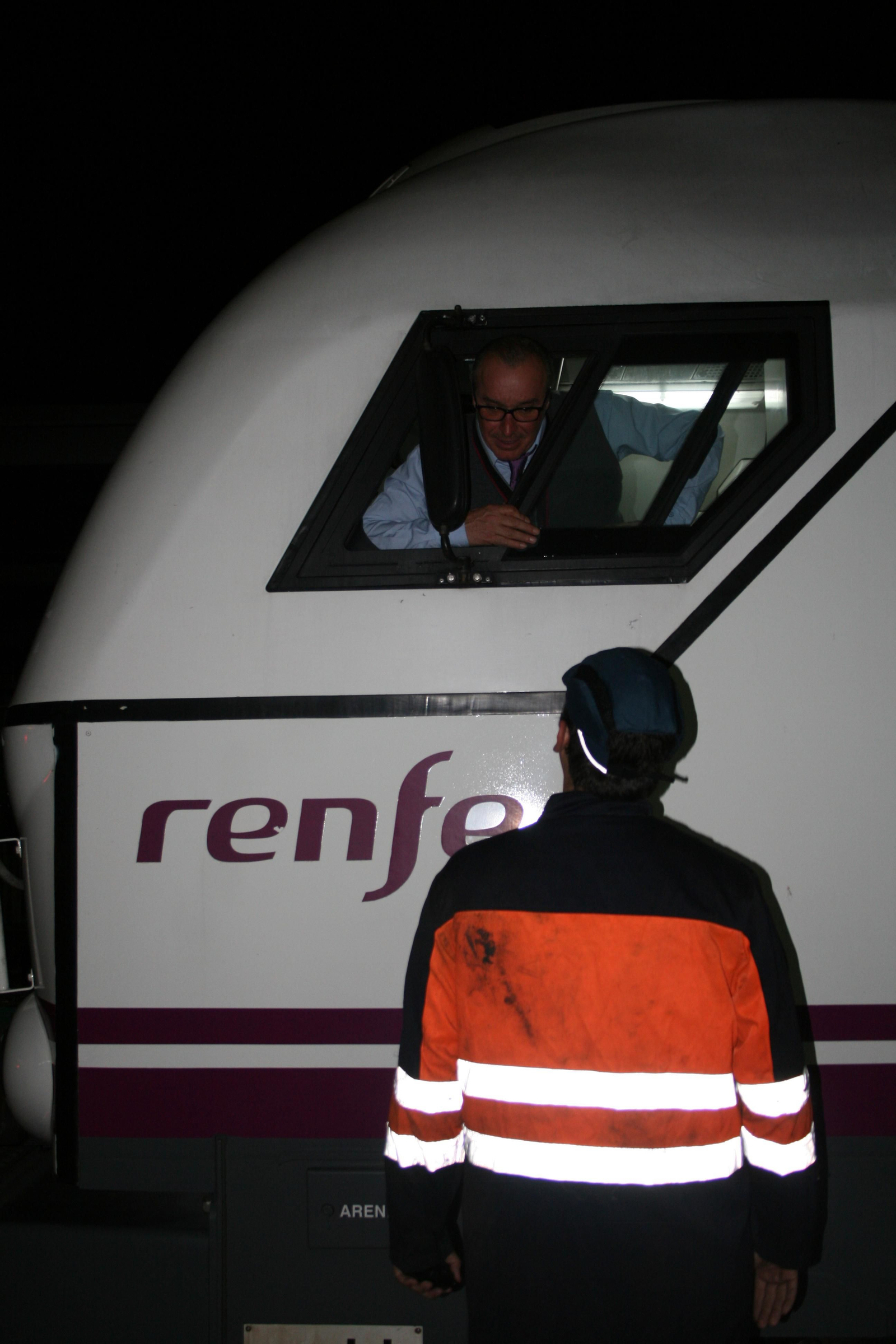 Viaje de vuelta del Talgo Madrid-Granada