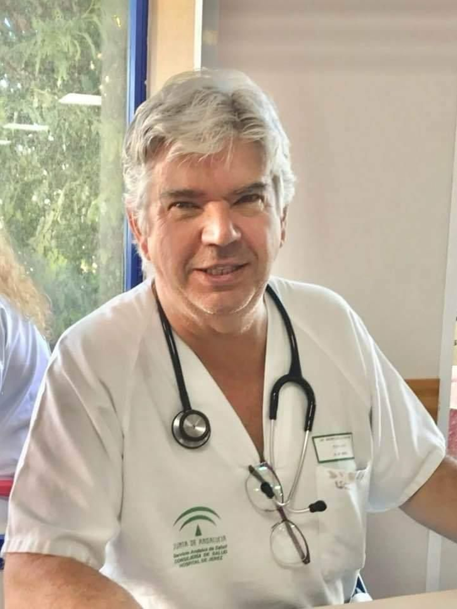 Luis Pérez Bello, en el Hospital de Jerez.
