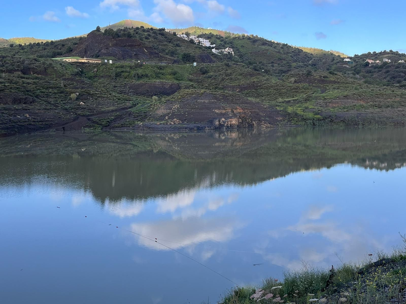 Así se ve el pantano de La Viñuela tras las últimas lluvias Así se ve el pantano de La Viñuela tras las últimas lluvias