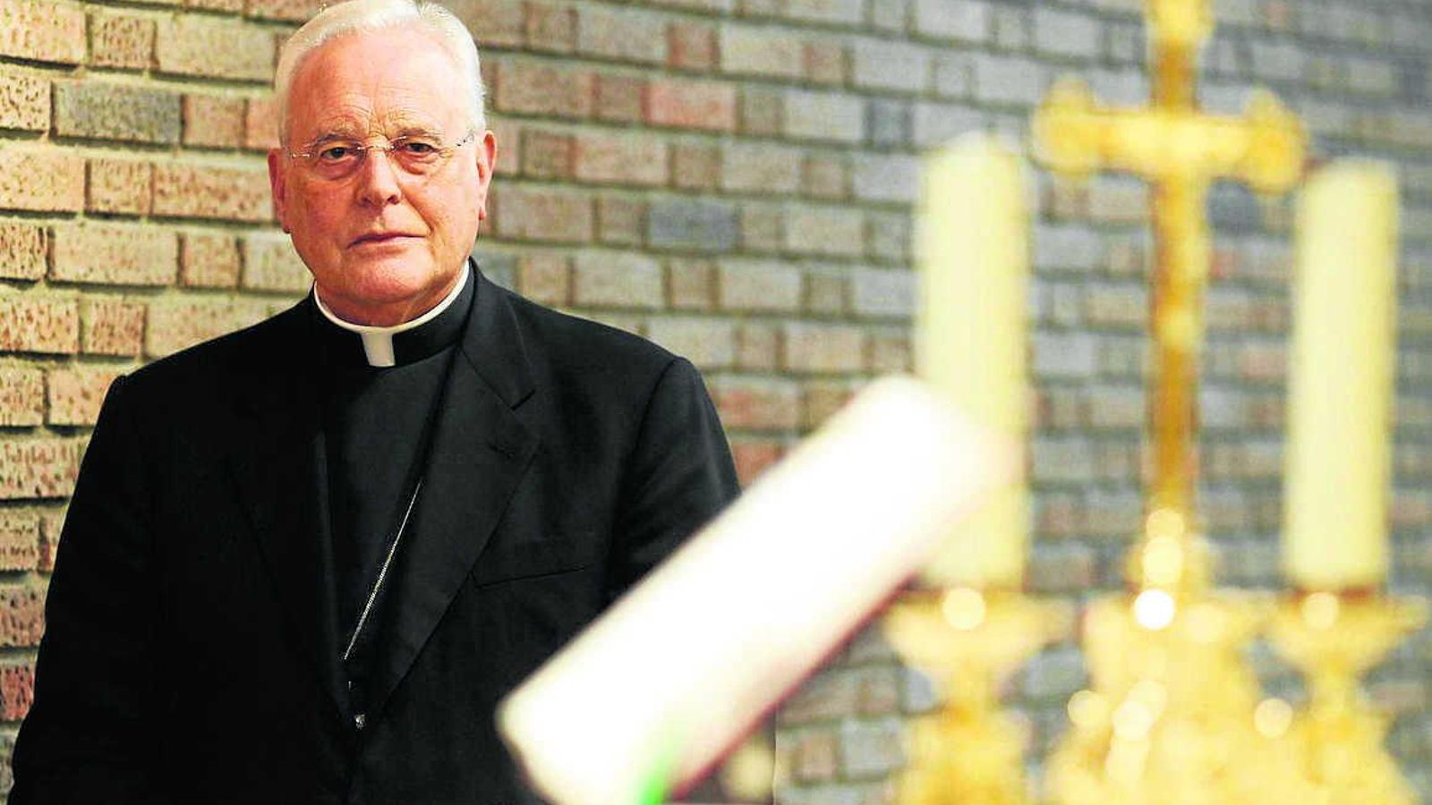En la iglesia de su convento franciscano en Madrid en el año 2012.