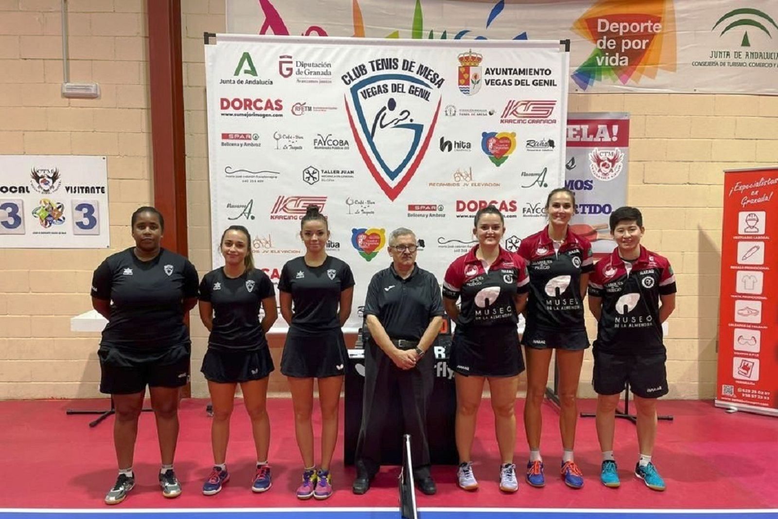 Formaciones en el estreno esta campaña del CTM Vegas del Genil en la Liga Iberdrola