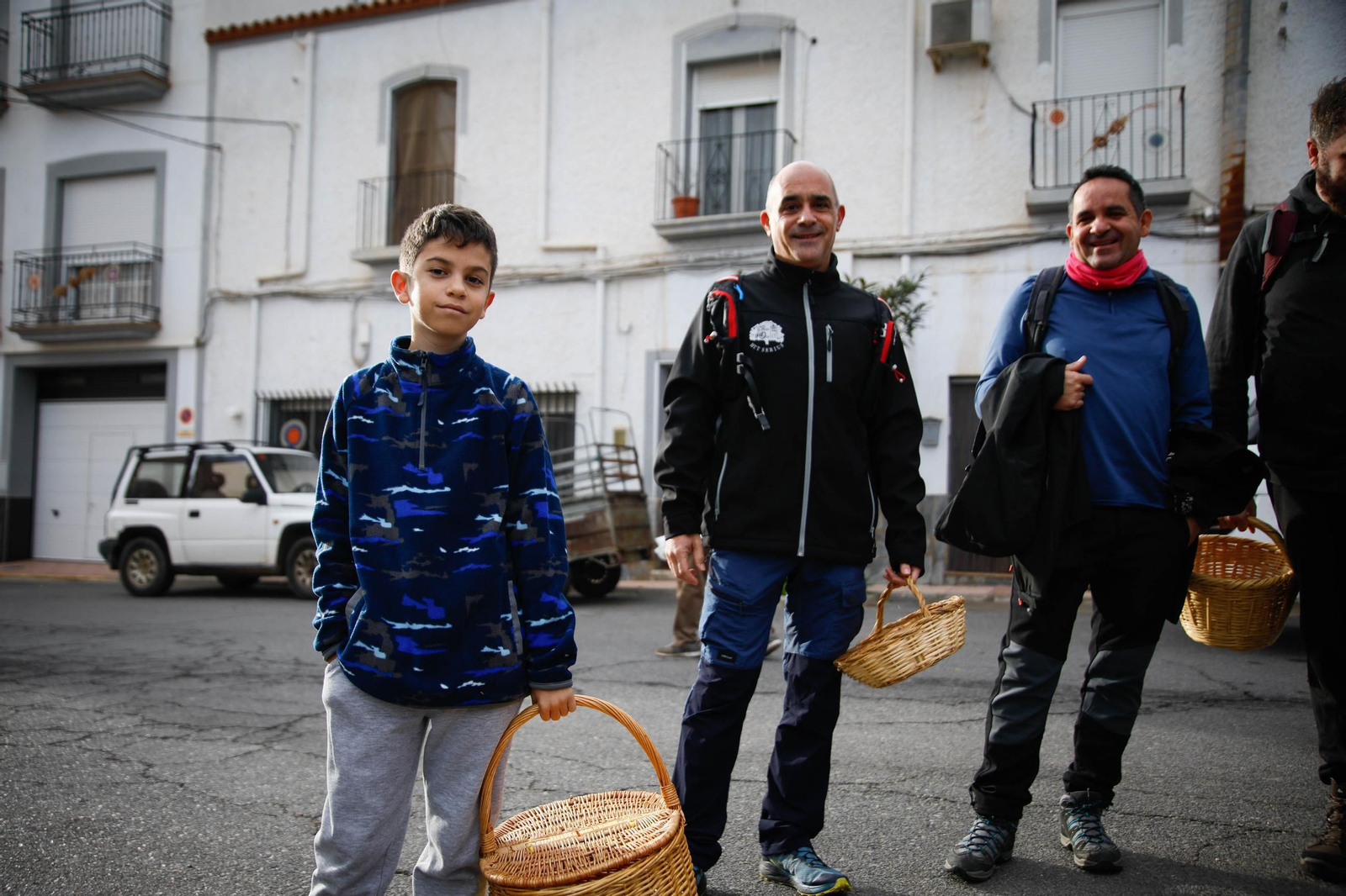 La ruta recolectora de setas en Abla por las XIX Jornadas Micológicas, en imágenes
