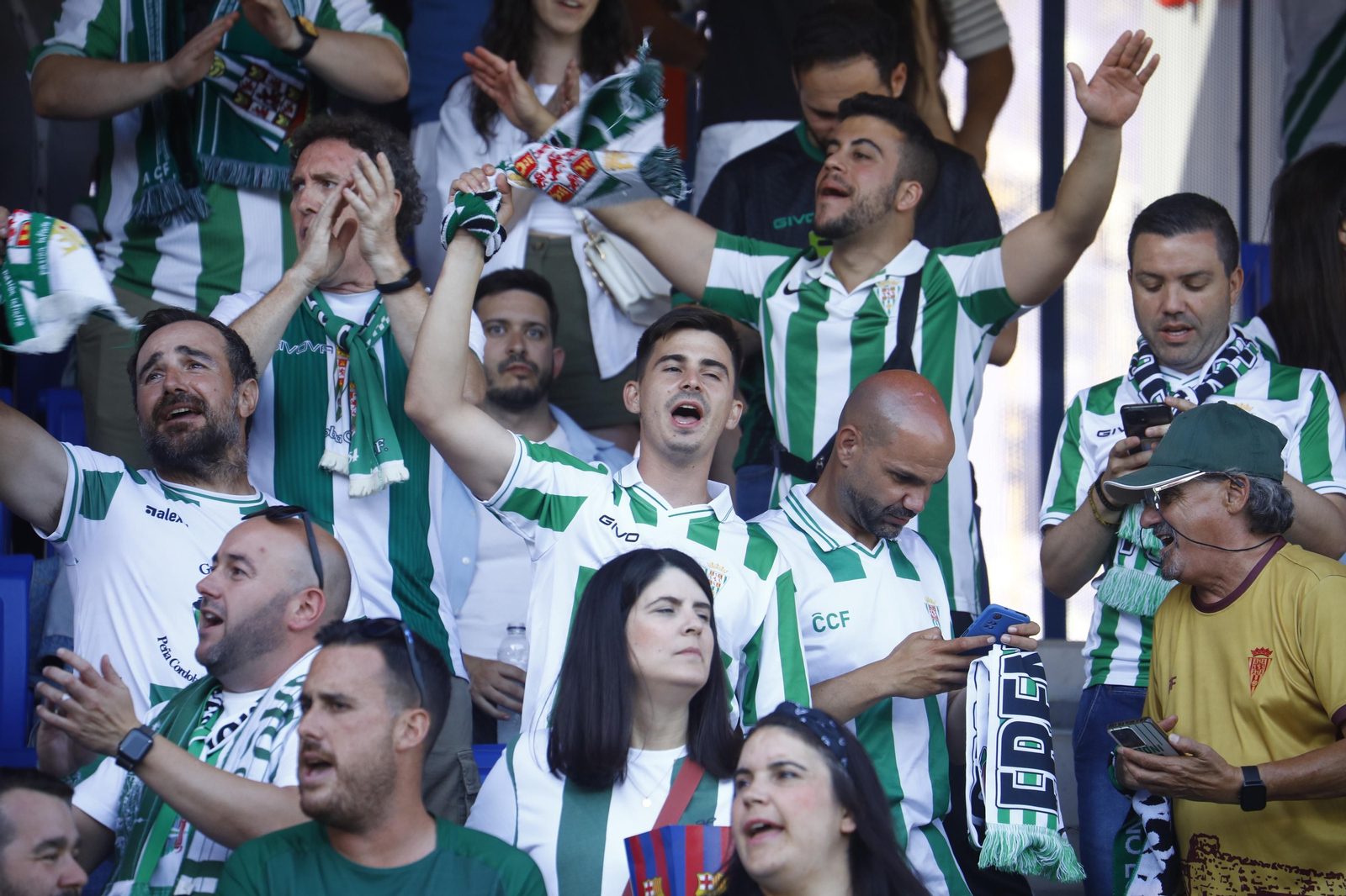 Así vivió la afición del Córdoba CF el partido ante el Barcelona Atlètic en el Estadio Johan Cruyff