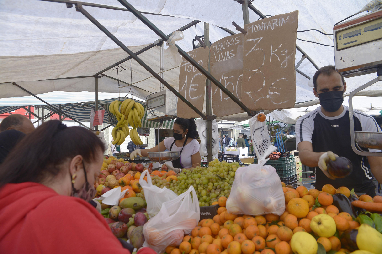Fotos del centro de Algeciras en el primer fin de semana de Noviembre