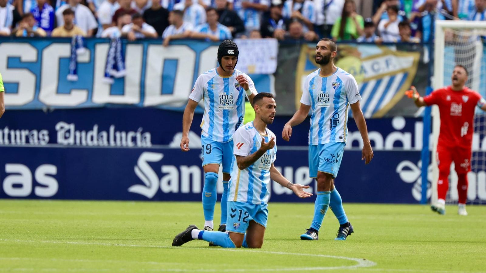 El Málaga CF - Eibar, en fotos