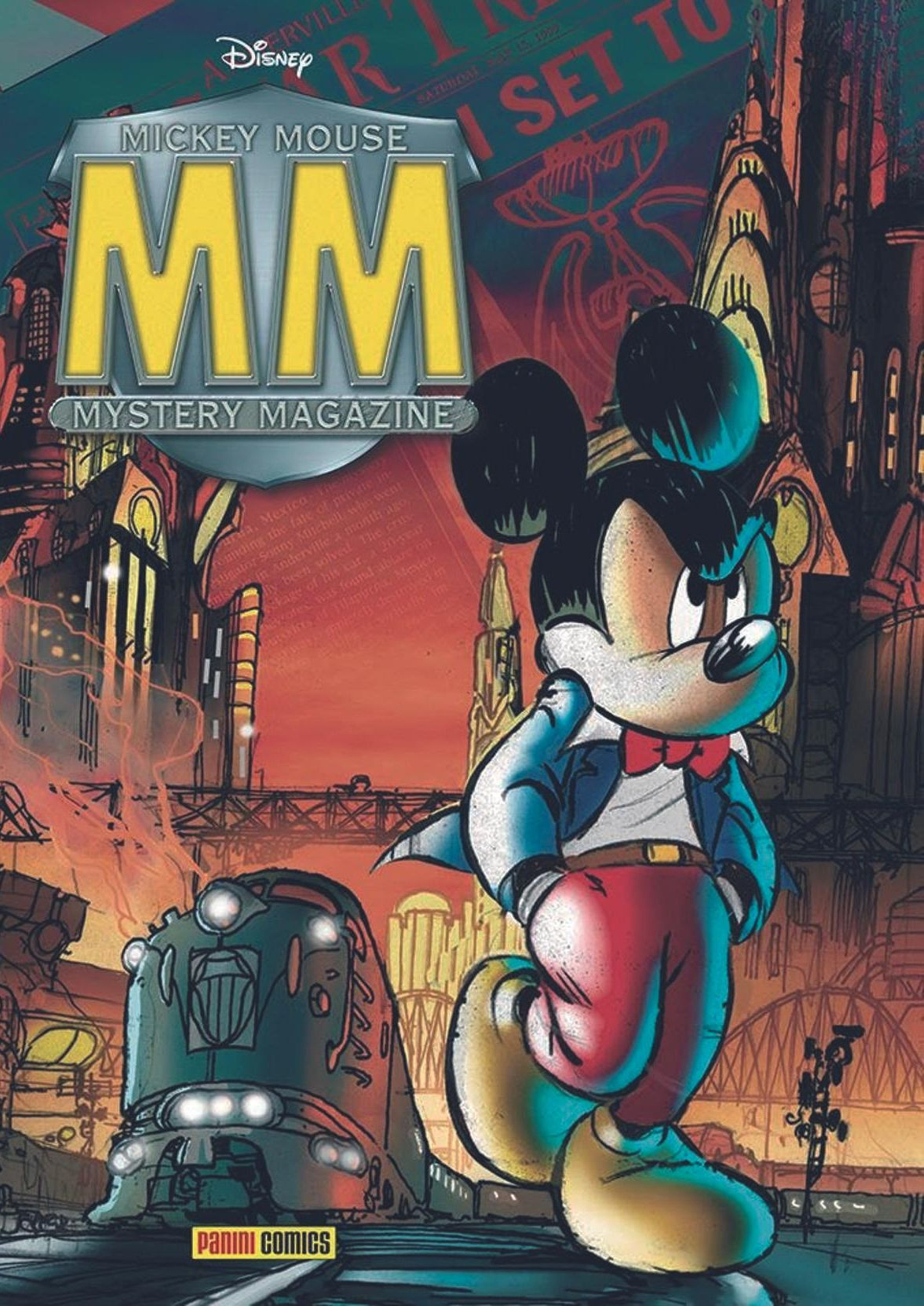 Portada de la edición italiana de Mickey Mouse Mystery Magazine nº 0.