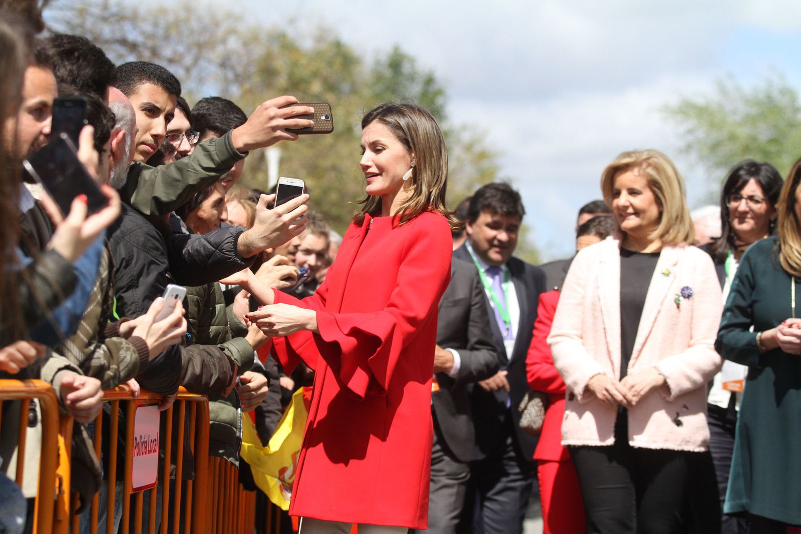 Imágenes de la visita de la reina Letizia a Huelva