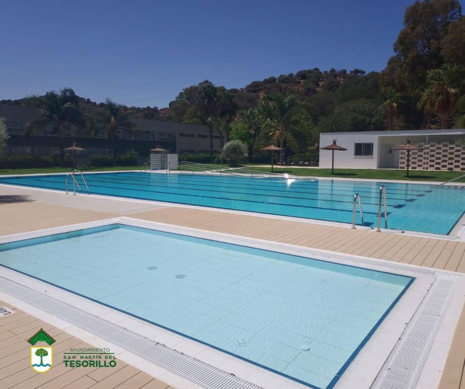 La nueva piscina de San Martín del Tesorillo.