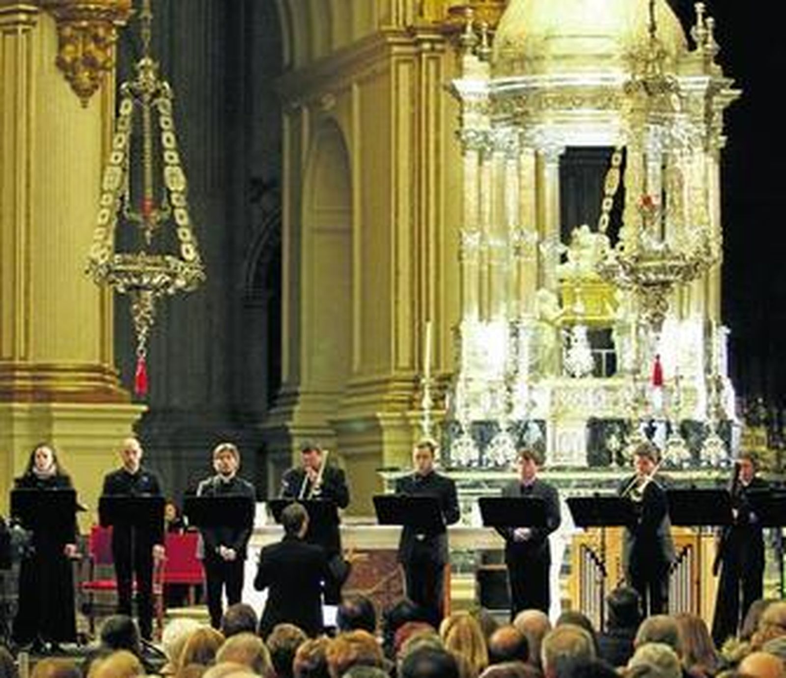 La formación musical La Grande Chapelle, en una actuación en la Catedral en navidad del año pasado.