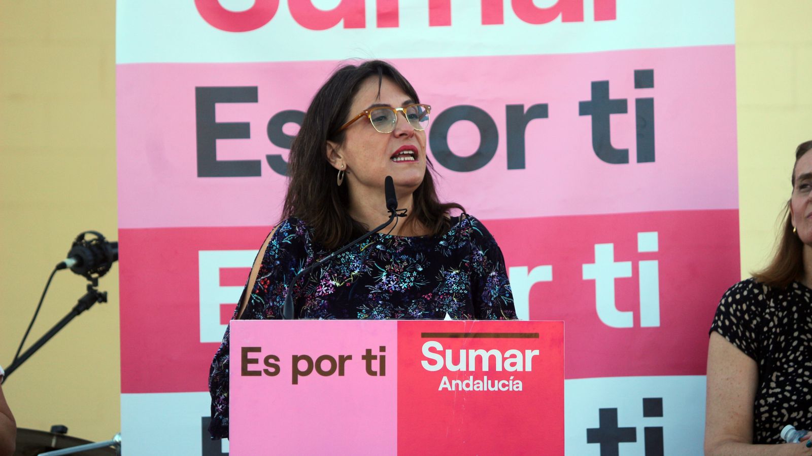 Esther Gil de Reboleño, candidata de Sumar en la provincia de Cádiz