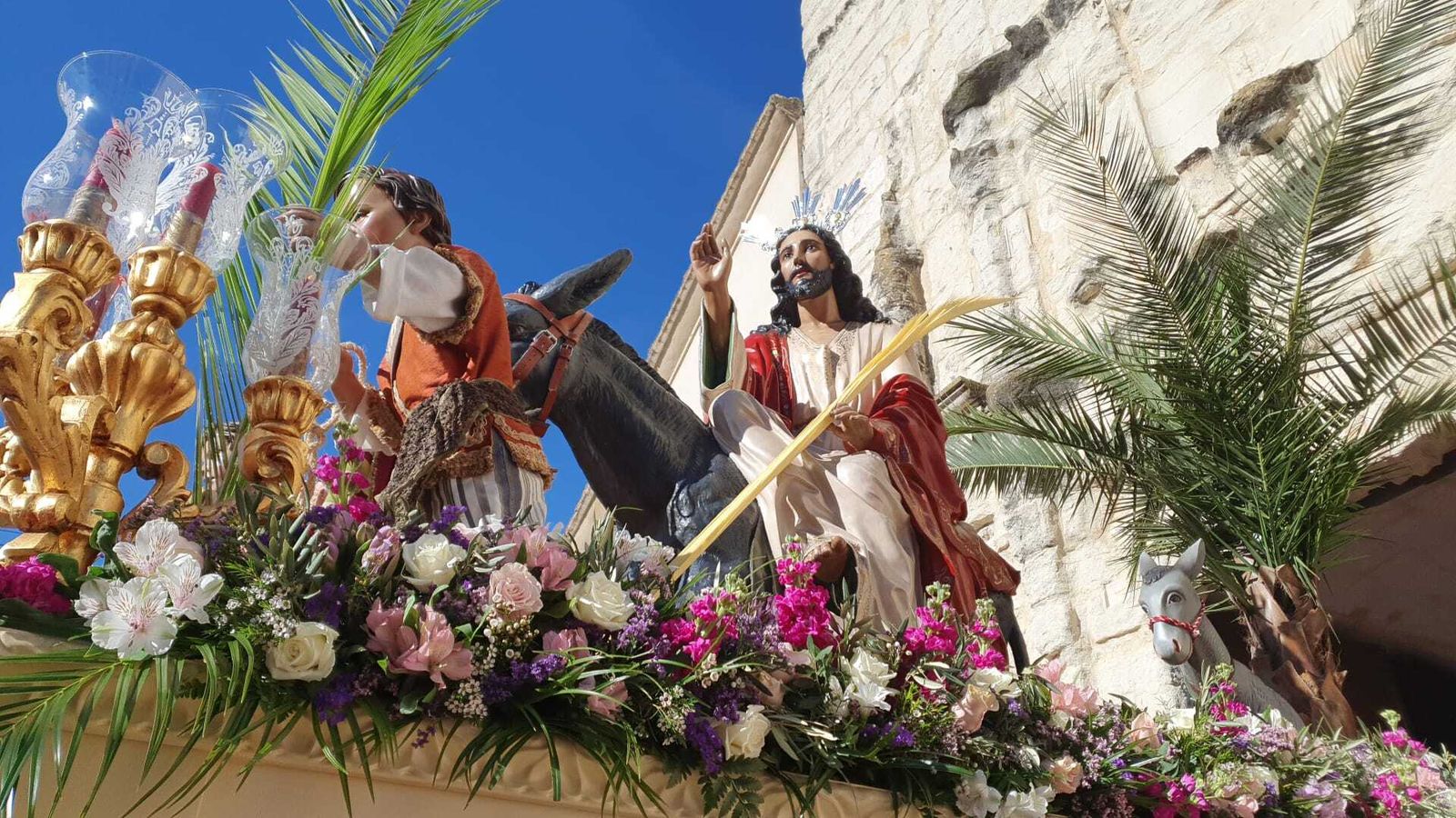 La procesión de la Borriquita en Castro del Río, en imágenes
