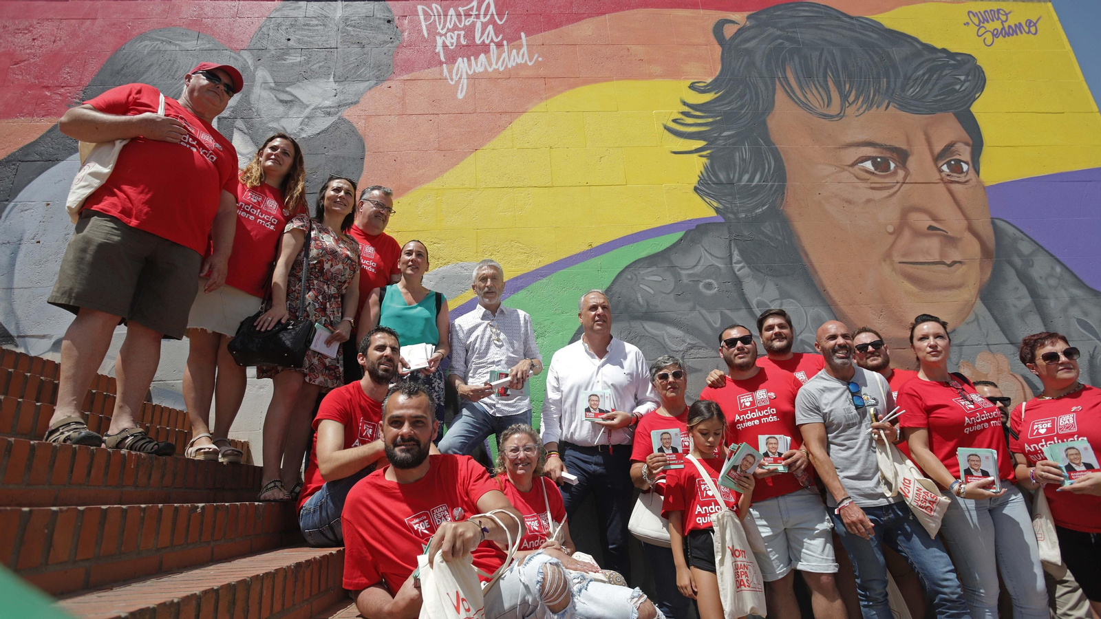 Fotos del acto de campaña de Fernando Grande-Marlaska en San Roque