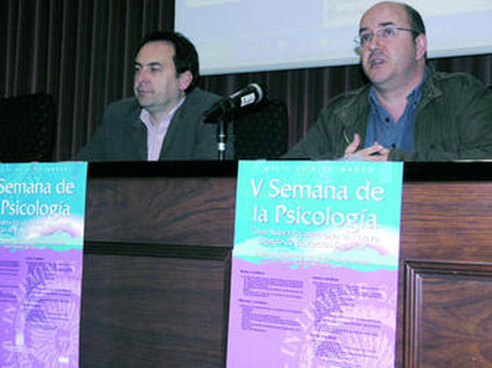 Presentación de la V Semana de la Psicología.