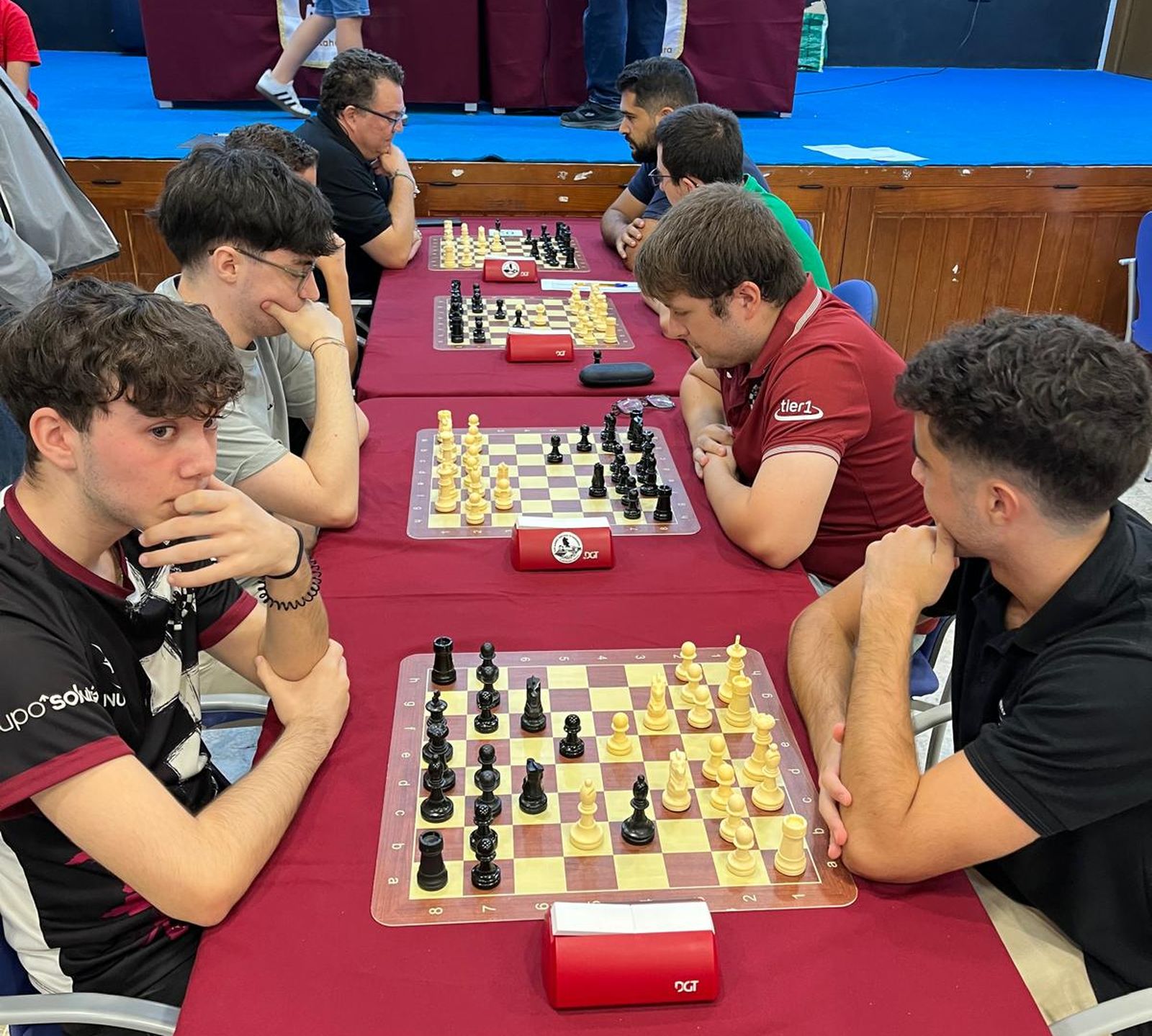 Momento del torneo durante el Campeonato de Andalucía en Zahara de la Sierra.