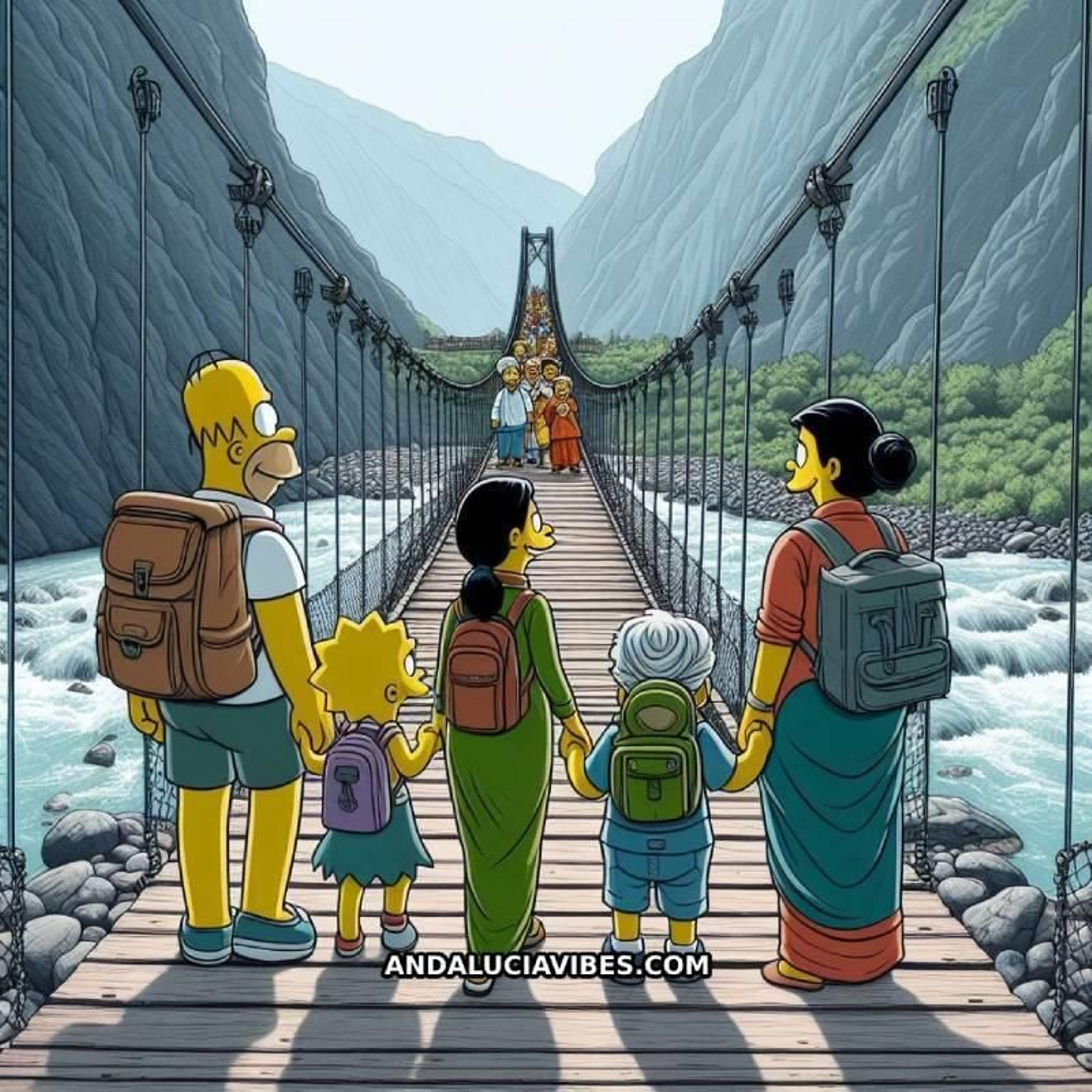 Los Simpson visitan Granada