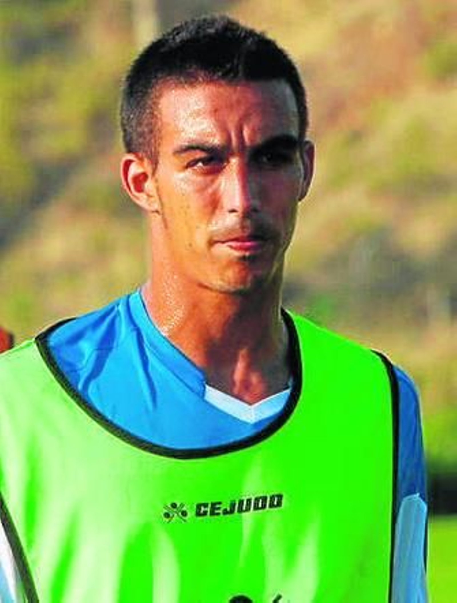 Rosillo, en un entrenamiento.