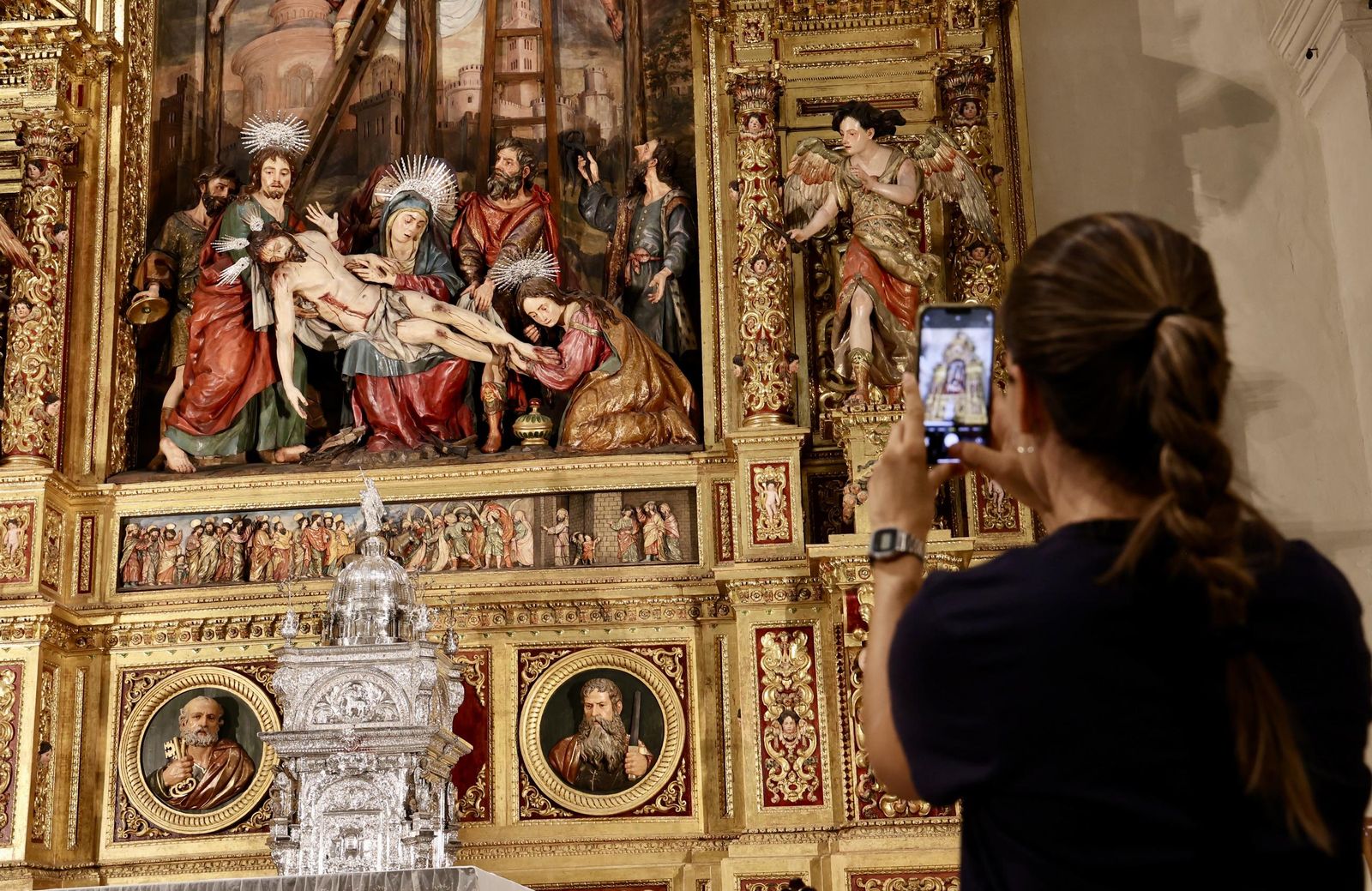 Restauración del retablo de la iglesia del Sagrario