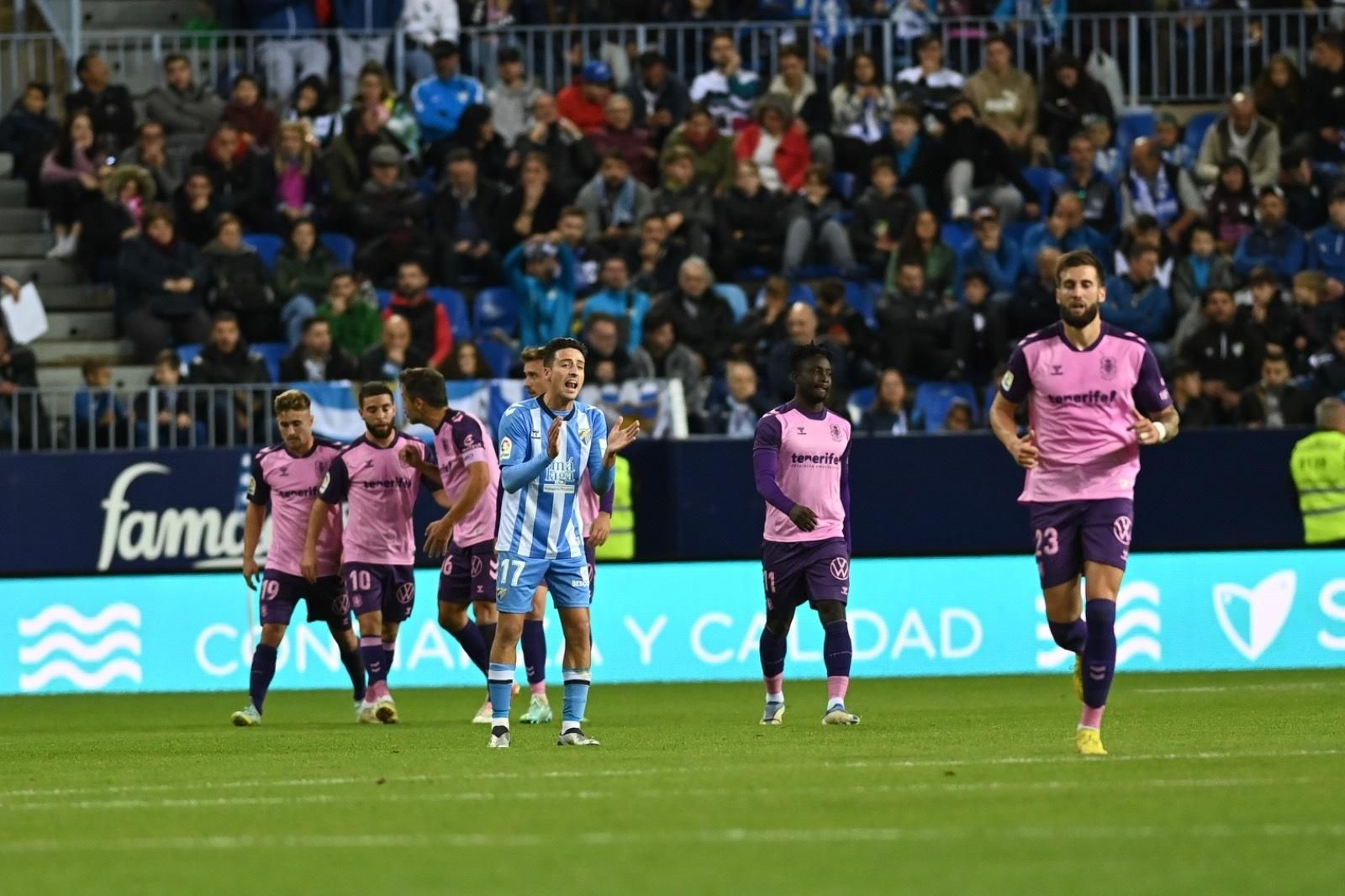 El Málaga CF - Tenerife, en fotos