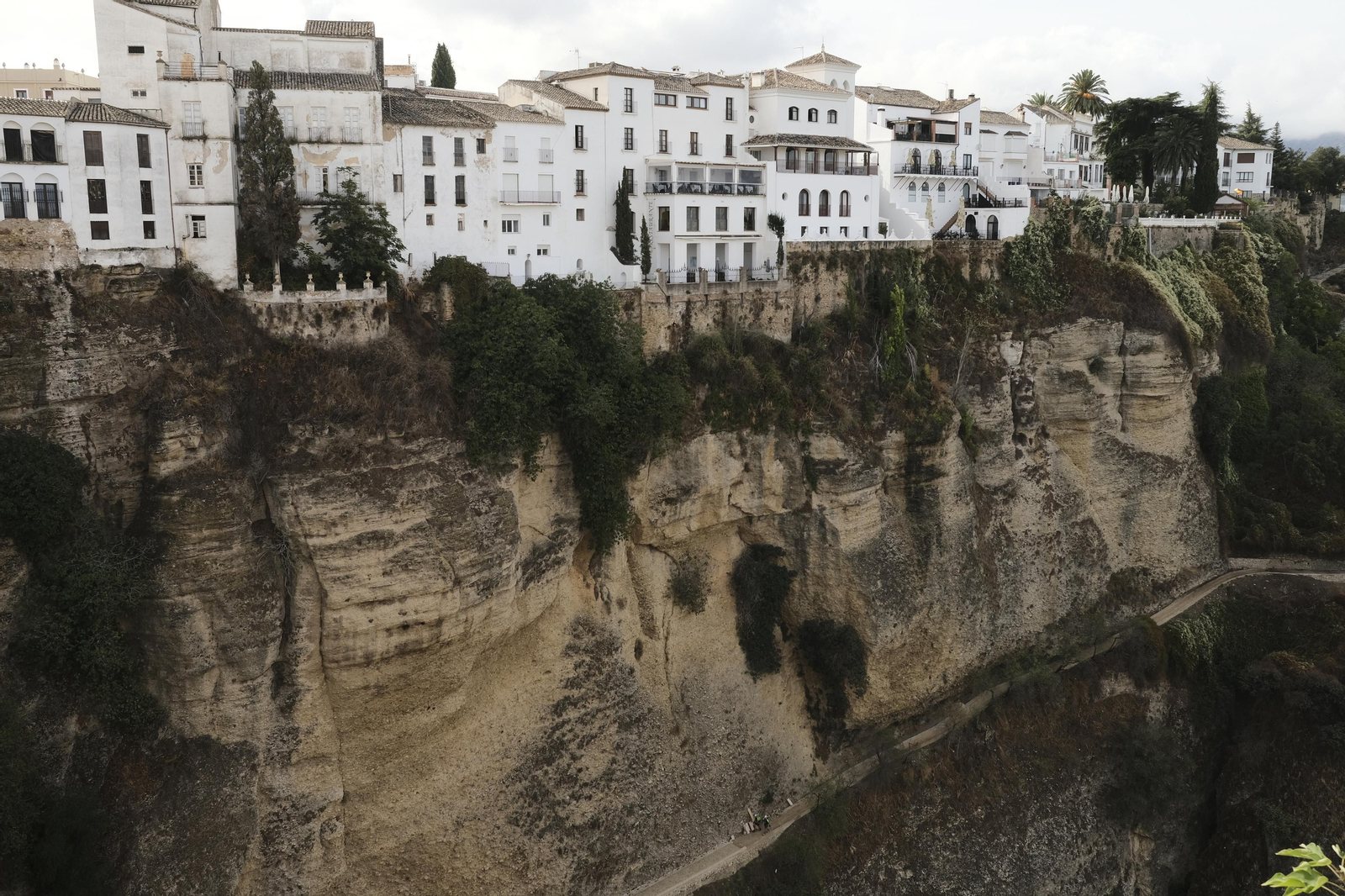 El casco antiguo de Ronda. El casco antiguo de Ronda.