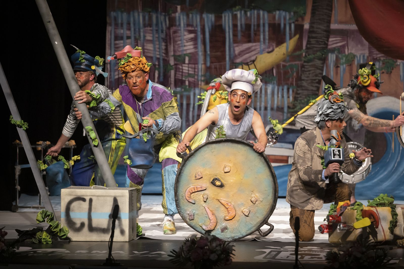 La tercera jornada de semifinales del Carnaval de Huelva, en imágenes