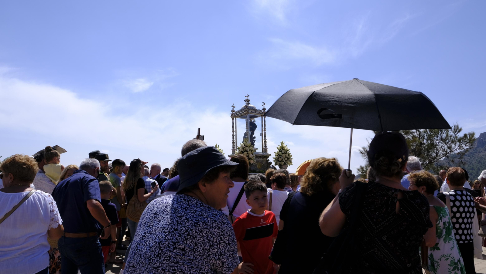 La Virgen del Saliente es venerada por los fieles en su Santuario