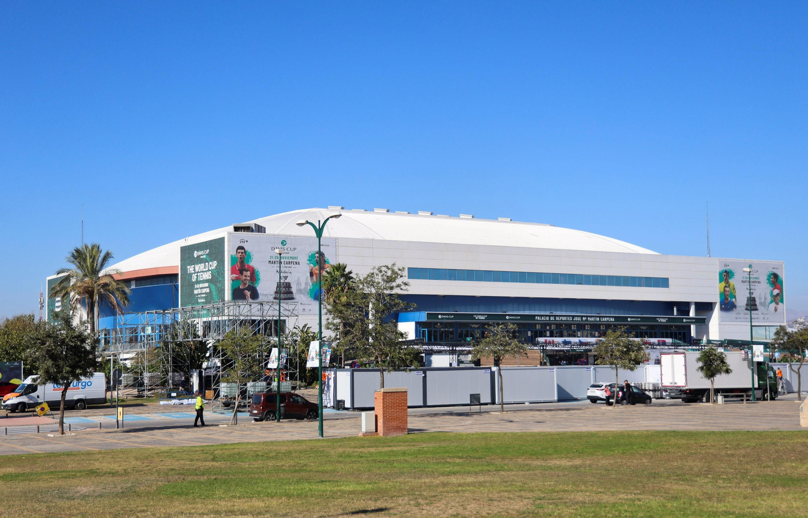 El Carpena se pone guapo para la Copa Davis