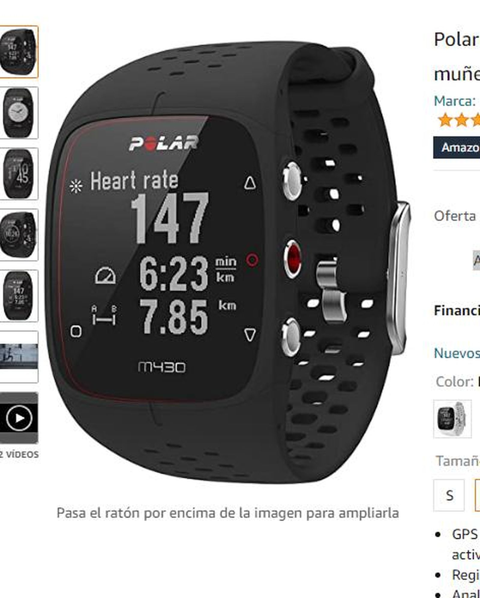 Polar M430 Reloj de Running con GPS
